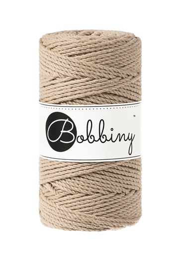 Corde Macramé Torsadé 3mm Bobbiny - Couleur Sand