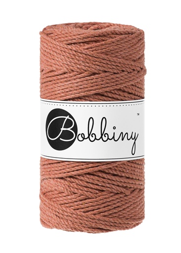 Corde Macramé Torsadé 3mm Bobbiny - Couleur Terracotta