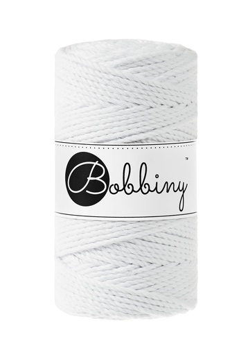 Corde Macramé Torsadé 3mm Bobbiny - Couleur White