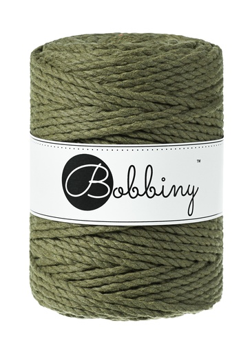 Corde Macramé Torsadé 5mm Bobbiny - Couleur Avocado