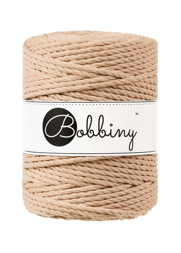 Corde Macramé Torsadé 5mm Bobbiny - Couleur Biscuit