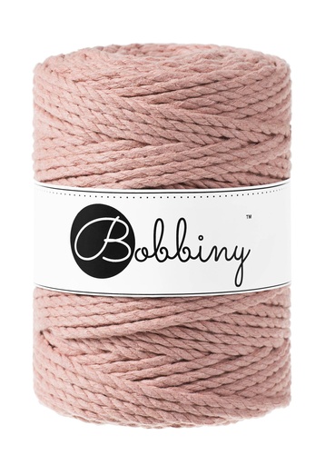 Corde Macramé Torsadé 5mm Bobbiny - Couleur Blush