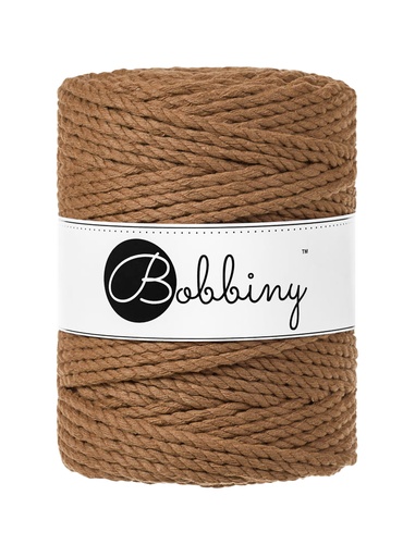 Corde Macramé Torsadé 5mm Bobbiny - Couleur Caramel