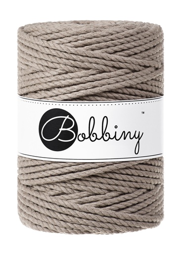 Corde Macramé Torsadé 5mm Bobbiny - Couleur Coffee
