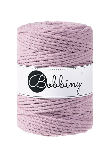 Corde Macramé Torsadé 5mm Bobbiny - Couleur Dusty Pink