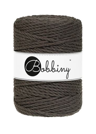 Corde Macramé Torsadé 5mm Bobbiny - Couleur Espresso