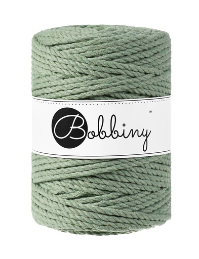 Corde Macramé Torsadé 5mm Bobbiny - Couleur Eucalyptus Green