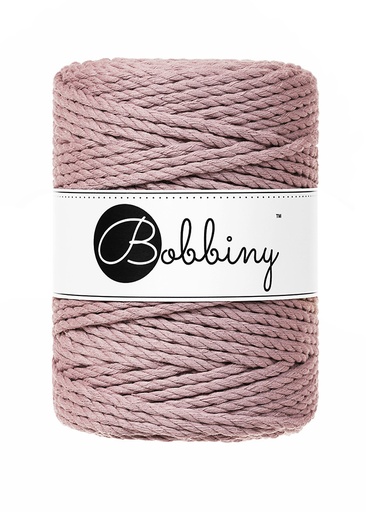 Corde Macramé Torsadé 5mm Bobbiny - Couleur Mauve
