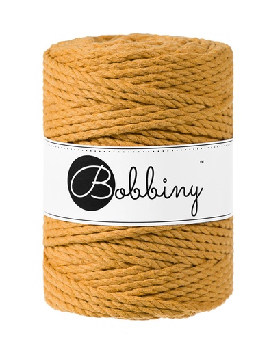 Corde Macramé Torsadé 5mm Bobbiny - Couleur Mustard