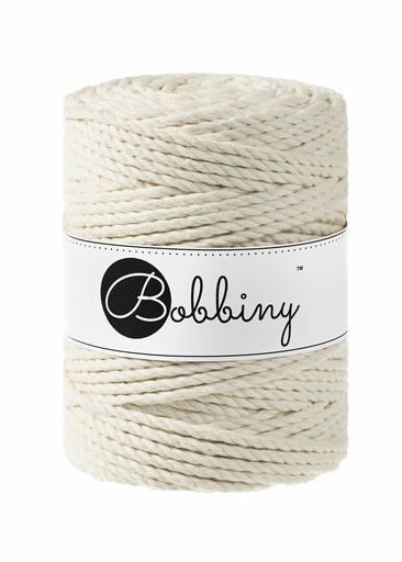 Corde Macramé Torsadé 5mm Bobbiny - Couleur Natural