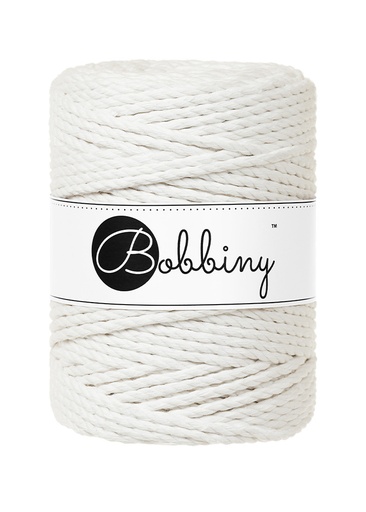 Corde Macramé Torsadé 5mm Bobbiny - Couleur Off White