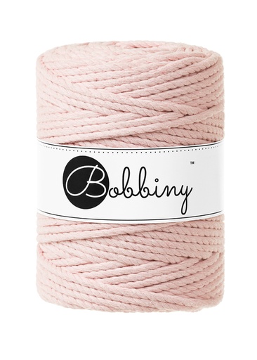 Corde Macramé Torsadé 5mm Bobbiny - Couleur Pastel Pink