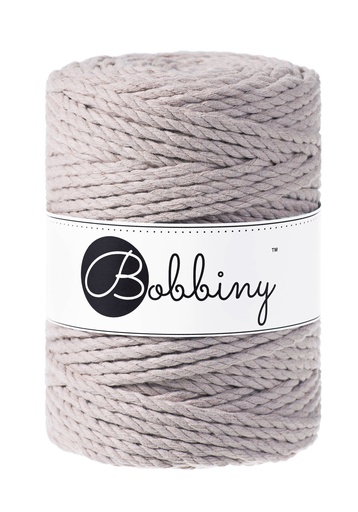 Corde Macramé Torsadé 5mm Bobbiny - Couleur Pearl