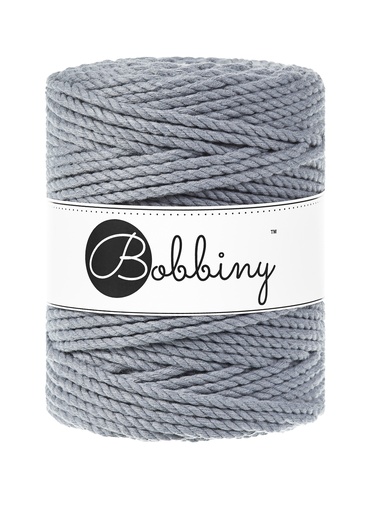 Corde Macramé Torsadé 5mm Bobbiny - Couleur Steel