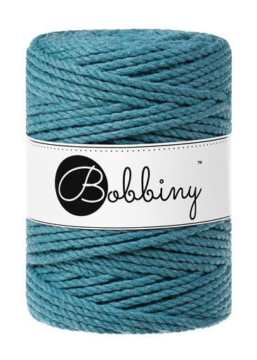 Corde Macramé Torsadé 5mm Bobbiny - Couleur Teal