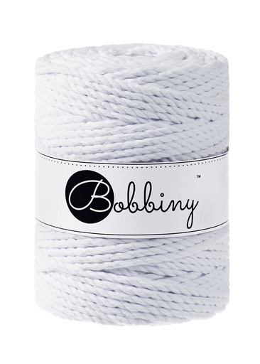 Corde Macramé Torsadé 5mm Bobbiny - Couleur White