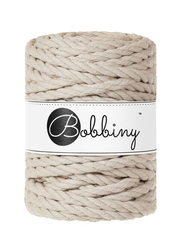 Corde Macramé Torsadé 9mm Bobbiny - Couleur Beige