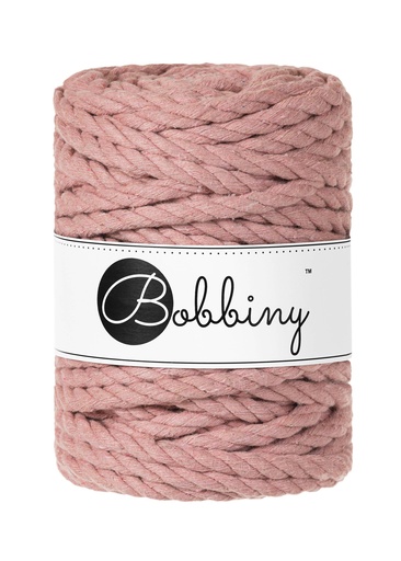 Corde Macramé Torsadé 9mm Bobbiny - Couleur Blush