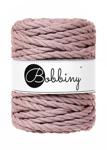 Corde Macramé Torsadé 9mm Bobbiny - Couleur Mauve