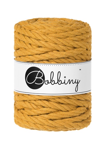 Corde Macramé Torsadé 9mm Bobbiny - Couleur Mustard