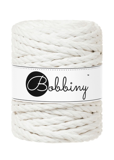Corde Macramé Torsadé 9mm Bobbiny - Couleur Off White