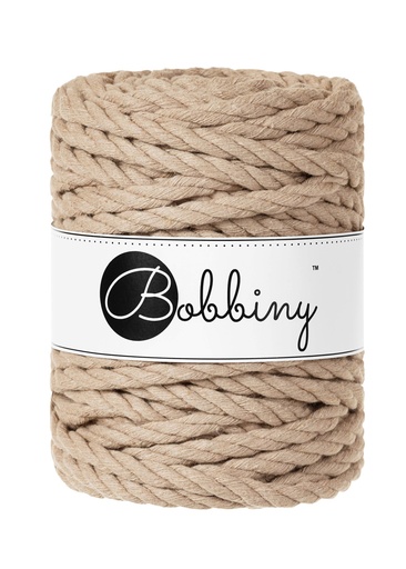 Corde Macramé Torsadé 9mm Bobbiny - Couleur Sand