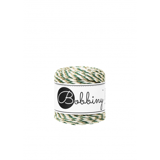 Corde Macramé Torsadé 1,5mm Bobbiny - Couleur Holiday Green