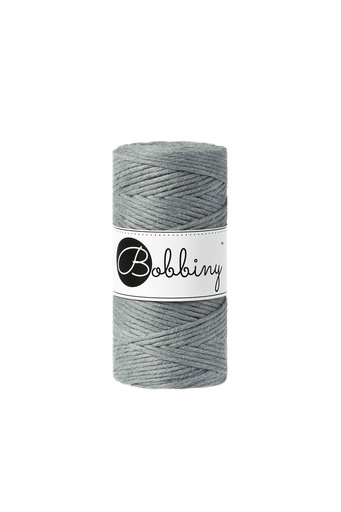 Corde Macramé Peigné 3mm Bobbiny - Couleur Steel