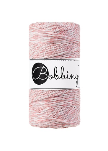 Corde Macramé Peigné 3mm Bobbiny - Couleur Strawberry