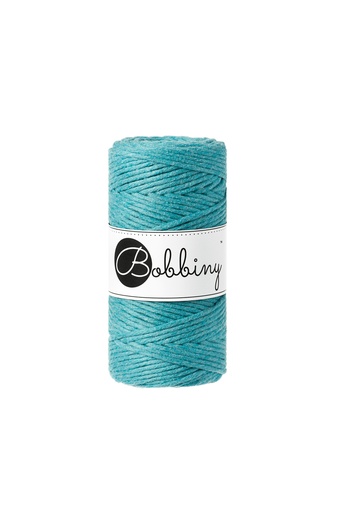 Corde Macramé Peigné 3mm Bobbiny - Couleur Teal