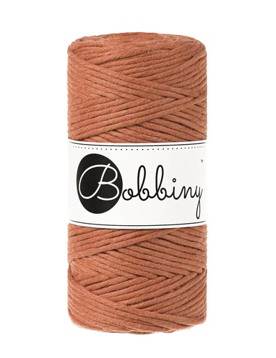 Corde Macramé Peigné 3mm Bobbiny - Couleur Terracotta