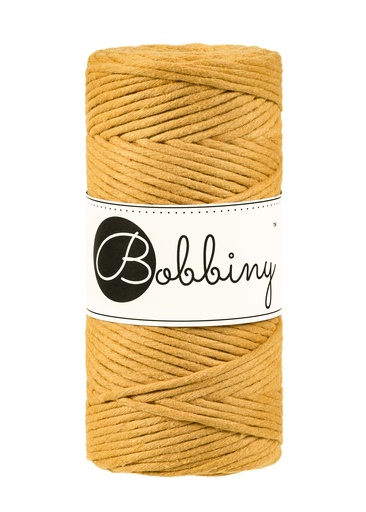 Corde Macramé Peigné 3mm Bobbiny - Couleur Mustard