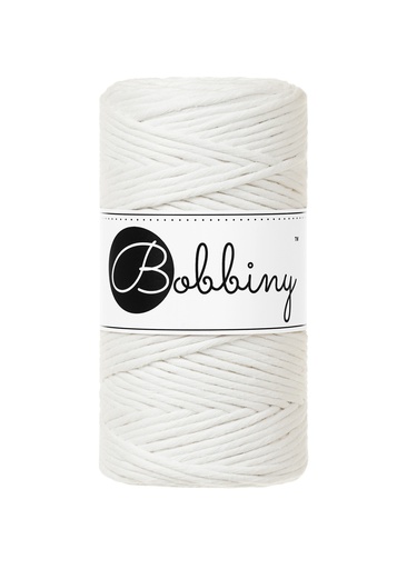 Corde Macramé Peigné 3mm Bobbiny - Couleur Off White