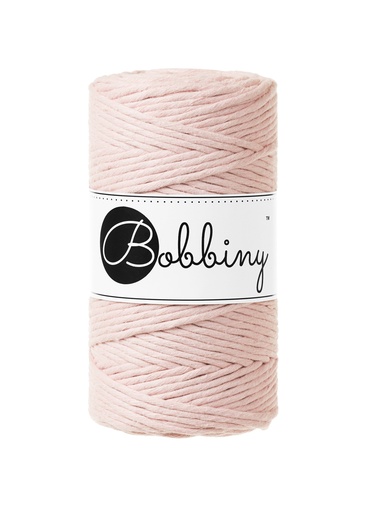 Corde Macramé Peigné 3mm Bobbiny - Couleur Pastel Pink