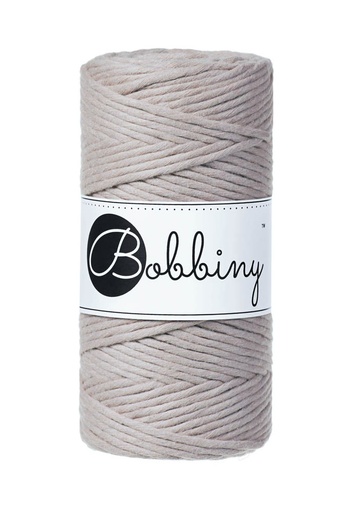 Corde Macramé Peigné 3mm Bobbiny - Couleur Pearl